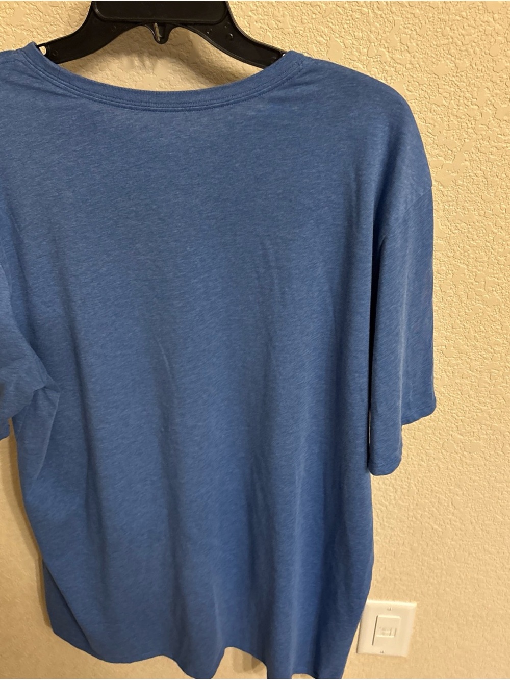 The Nike Tee Athletic Cut Dri-Fit Blue Short Sleeve Men’s Size XXLT Crew Neck - Picture 3 of 4